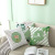 INS Fresh Peach Skin Pillow Case Customized Nordic Summer Green Plant Cushion Throw Pillowcase Cross-Border Hot Sale