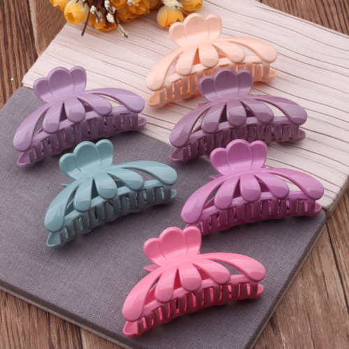 Drop-Resistant Barrettes Shower Updo Headdress Simple All-Match Back Head Ponytail Hairpin Clip Hairware Ornament Women