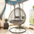 Hanging Basket Chair Rocking Chair Swing Household Rattan Chair Blue Discharge Indoor Double Hammock Balcony Swing Glider Cradle Chair