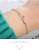 Minimalism Personality Design ECG Lightning Bracelet Couple Heartbeat Frequency Bracelet Jewelry Factory Wholesale
