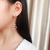 Full Diamond Earrings Long Earrings Elegant Korean Fashion Personality Pearl Earrings