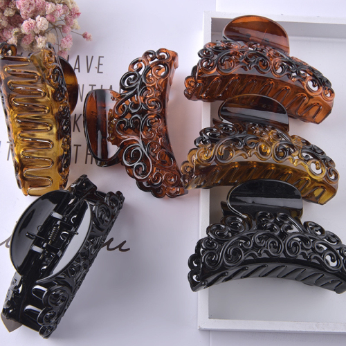 drop-resistant barrettes bath updo hair headdress simple all-match back head ponytail hairpin clip headdress accessories female