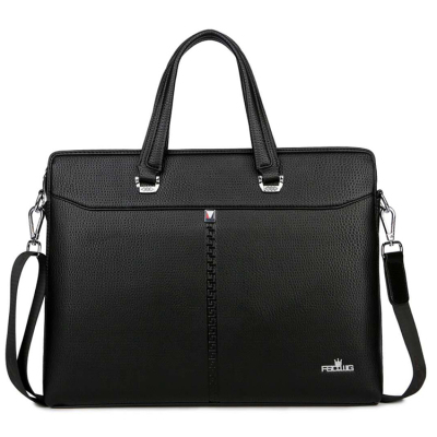 Men's Bag Fashion and Trendy Style Multi-Zipper Crossbody Men's Bag Business Briefcase