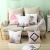 Gm168 Modern Minimalist Pillow Cover Office Cushion Cover Pink Geometric Printing Household Supplies Can Be Customized