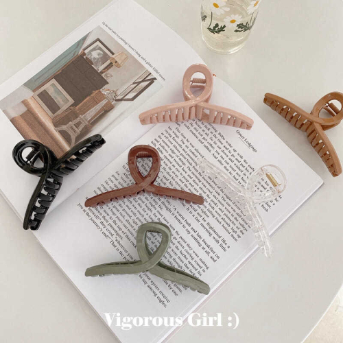drop-resistant hairpin bath updo hair headwear simple all-match back head ponytail hairpin clip headdress accessories female
