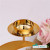 Golden Light Luxury Candle Romantic Candlestick Aromatherapy Dinner Props Lampstand Table-Top Decoration Decoration