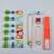 Sweater Knitting Tool 35cm Carbonized Bamboo Long Stick Needle 18 Pairs 36 Pieces Non-Woven Packaging Stick Needle Set