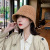 Hat Women's Japanese Plush Warm Fisherman Hat Women's Winter Internet-Famous and Vintage Bucket Hat