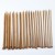 Weaving Tools Carbonized Single Tip with Beads Anti-off Thread Bamboo Needle Bar 18 Pairs 36 Pieces Sweater Needle Knitting Needle Stick Needle Set
