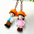 PVC Soft Rubber Three-Dimensional Boy Girl Couple Keychain Pendant Bag Clothing Accessories Valentine's Day Small Gifts