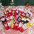 Red New Year Socks Christmas Socks Four Pairs Gift Box Cartoon Santa Claus Cotton Women's Mid-Calf Length Sock