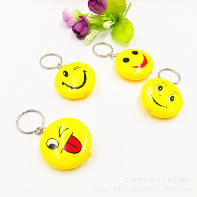 Smiling Face Luminous Led Keychain Pendant Bag Accessories Luminous Children's Toys Small Gifts Activity Gifts
