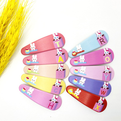 Cartoon Animal Hairpin Bunny Hairpin 3D 3D Cartoon BB Clip Headwear Student Children's Ornaments