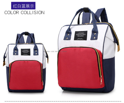 lady bag Mummy Bag Multi-Functional Backpack student Backpack Candy Color Backpack for Women