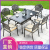 Outdoor Desk-Chair Aluminum Art Table and Chair Charcoal Table and Chair