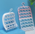 New Product Creative Hollow-out Socks Drying Hanger Balcony Foldable Plastic Curved Multi-Functional Hanging Drying Rack