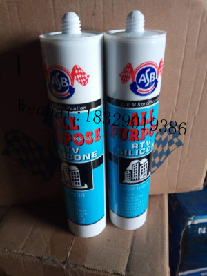 AB Brand All Purpose RTV Silicone Blue Bottle  Nigeria Hot Sale Glass Silicone sealant  Glue