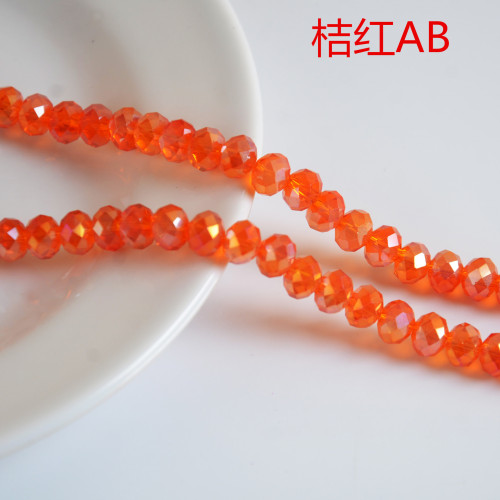 crystal 10mm flat beads good color ab color whole string wholesale scattered beads string beads materials diy