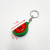 PVC Emulational Fruit Strawberry Watermelon Avocado Pineapple Keychain Pendant Creative Gift Fruit Shop Gift
