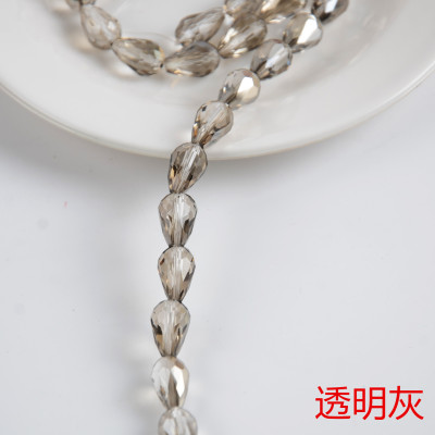 DIY Jewelry Accessories Curtain Beads 10*15 Straight Hole Crystal Water Drop Straight Hole AB Colored Glass Water Drop