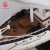 New Style White Sailboat Simulation Model Handmade Finland Log Decoration Office Decoration Handcrafts Wholesale