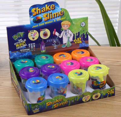 Factory Direct Sale Slim DIY Set Canned Shake Slide Rock Clay Various Colors and Sequins