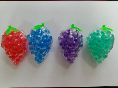 Artificial Grape Hand-Pinching Grape Ball Whole Body Vent Ball Pressure Reduction Toy Quirky Ideas Water Ball Wholesale