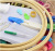 Amazon 50 Streak 100-Color Bamboo Embroidery Hoops Cross Stitch Thread Tool Set Embroidery Set