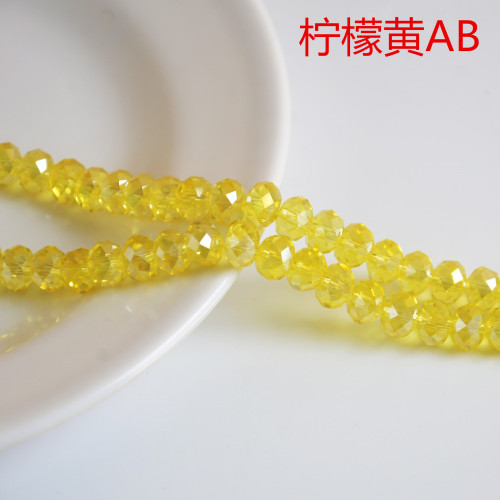 ornament accessories crystal beads flat beads hollow bead 8# about 65 whole string wholesale bracelet