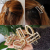 INS Grip Heart-Shaped Updo Adult Korean Geometric Diamond Hair Accessories Headdress Elegant New Online Influencer Fashion