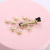 Korean Bridal Hair Accessories Starry Rhinestone Hairpin Fabric Duckbill Clip Trending Girl Headdress Clip Factory Wholesale