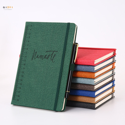 Fashion Elastic Notebook Business Gift Box A5 Customizable Logo