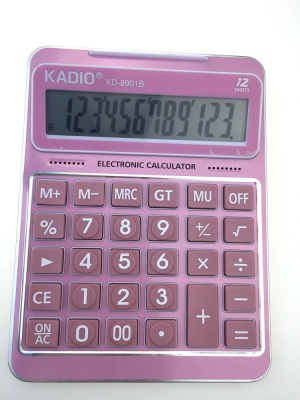 Manufacturers Supply Large Screen Large Key Desktop Kadio Practical Calculator Kd-8901b
