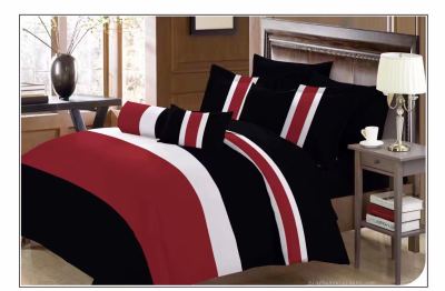 Striped Casual Sports Four-Piece Bedding Set