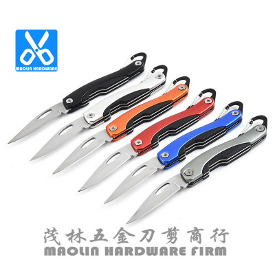Factory Direct Sale Stainless Steel High Hardness Portable Portable Folding Knife Outdoor Multi-Functional Camping Self-Defense Folding Knife Currently Available