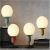 Special Simple Creative Nordic Children's Room Bedside Lamp Bedroom Study Macaron Ball Table Lamp