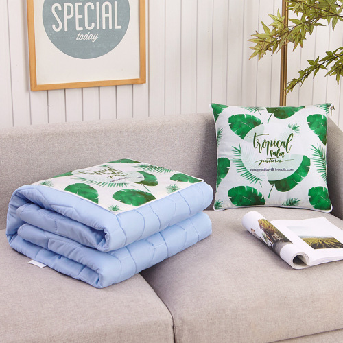 factory direct sales dual-use office siesta pillow creative washable car airable cover sofa cushion wholesale