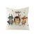 Gm027 Cartoon Ethnic Style Series Linen Pillow Cover Sofa Cushion Cover Customized Animal Printing Cushion Cover