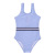 Children's One-Piece Swimsuit Foreign Trade 2020 New Blue Striped Girl Slimming Belly-Covering Swimsuit