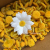 Yellow Flocking Flower Core Sunflower Bud Plastic Artificial Flower Cloth Chrysanthemum Daisy Artificial Flower Core