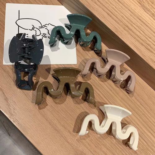 drop-resistant barrettes shower updo headdress simple all-match back head ponytail hairpin clip headdress ornament female