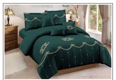 Simple Fashion Bedding European Style Flower Pattern Quilt Cover Bed Sheet Pillowcase