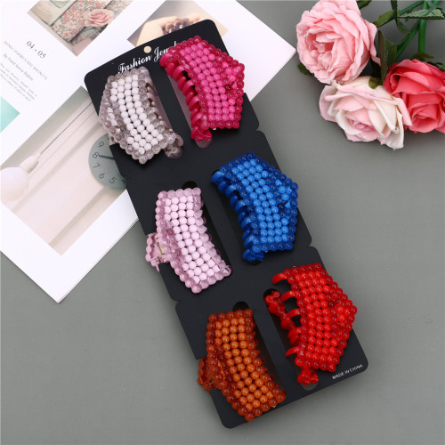 Large Plastic Hair Clip Girls‘ Bath Hair Clip Simple All-Match Updo Hair Ponytail Clip Fashion Headdress