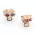 New Hair Accessories Alloy Hairpin Gold Diamond Bow Tie Spring Hairpin Independent Packaging 5 Yuan Boutique Wholesale