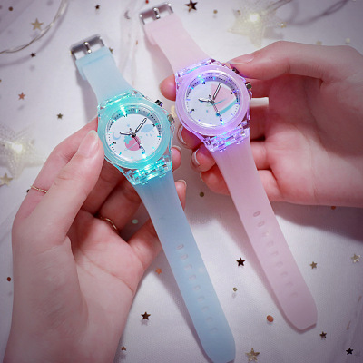 Korean Style New Children's Watch Fashion Cute Primary School Student Watch Quartz Luminous Watch Douyin Style Watch