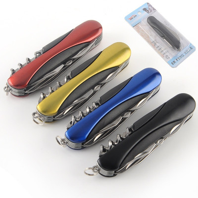 Factory Currently Available Direct Sale Stainless Steel Gift Knife Knife Folding Knife Gift Knife Multi-Open Swiss Army Knife Wholesale