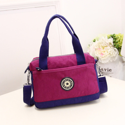 New Nylon Cloth Bag Shoulder Messenger Bag Handbag Waterproof Canvas Women's Bag Casual Small Square Bag Small Bag