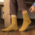 Men's Towel Socks Fleece Thick Brushed Mid-Calf Length Socks Autumn and Winter Warm Socks Men's Pure Cotton Socks Terry-Loop Hosiery Wholesale