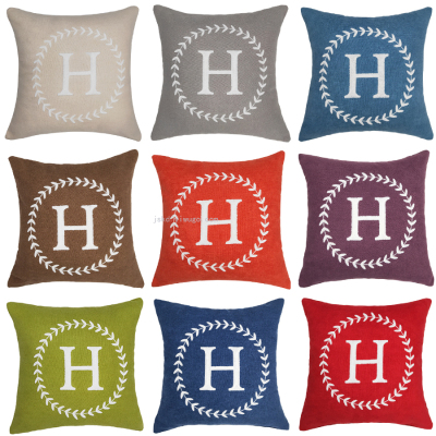 Nordic style letters pillow as as cover simple modern sofa office backrest sample between the bedside pillow case
