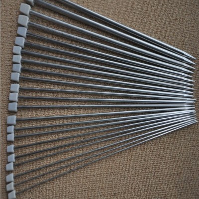 Stainless Steel with Plug Knitting Needle with Beads Sweater Needle Single Pointed Rod Needle Scarf Needle Set 11 Pay 35cm